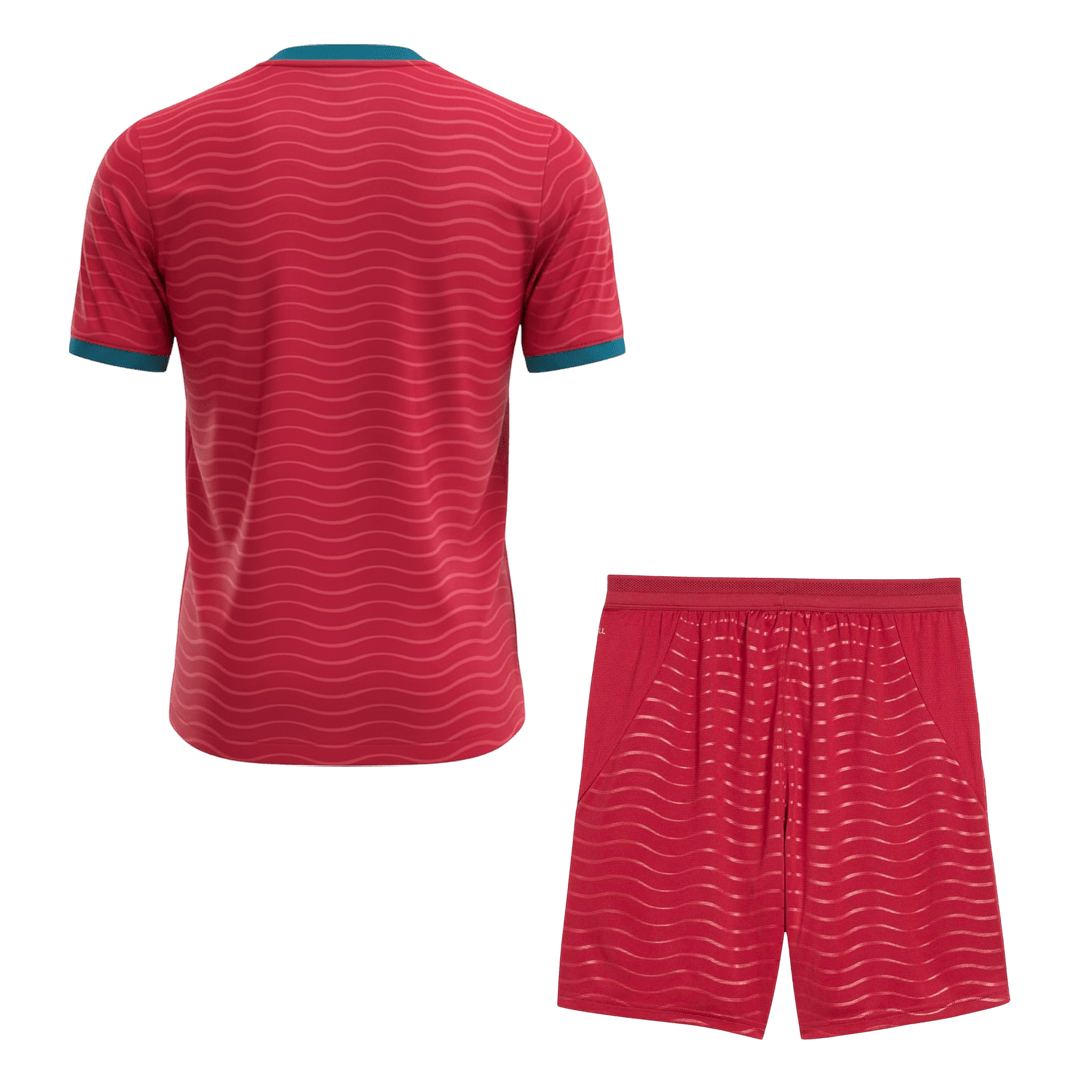 Portugal Domicile Maillot Kit - Coupe du Monde 2026 Rouge