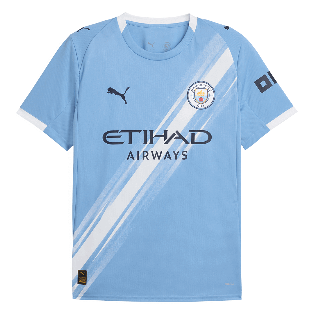 DE BRUYNE #17 Manchester City Thuis Shirt 2025/26