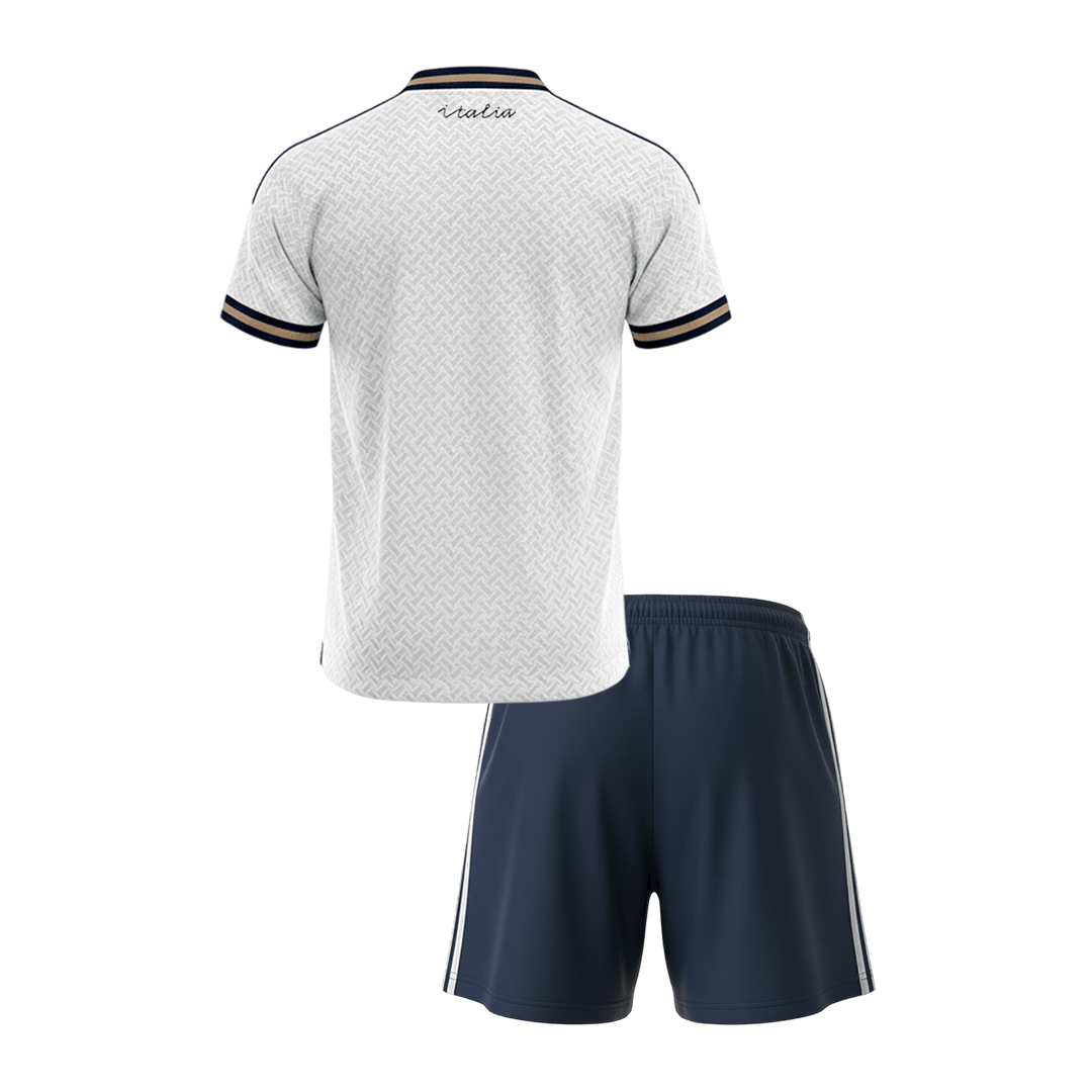 Italie Extérieur Maillot Kit - Coupe du Monde 2026 Junior Blanc
