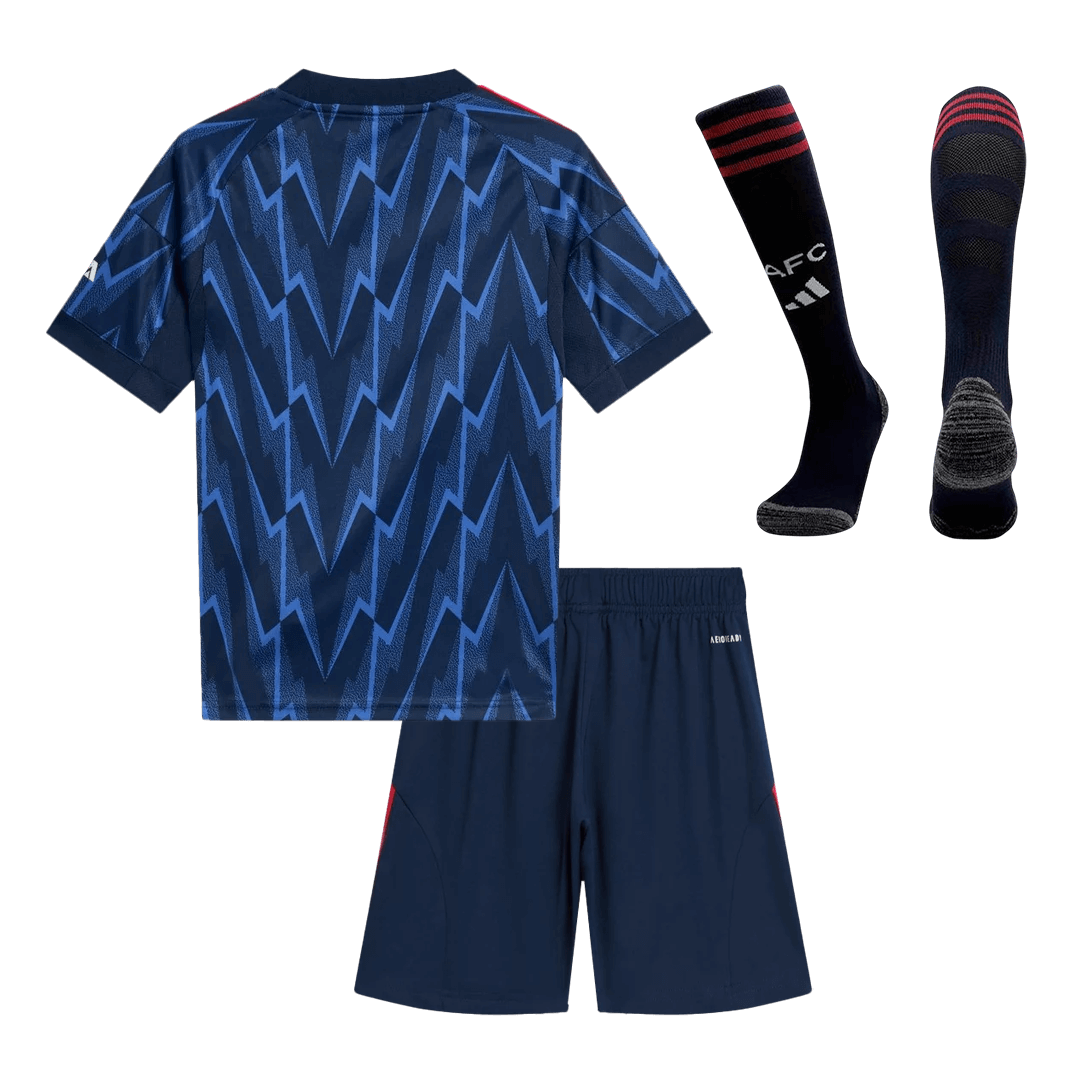 Arsenal Uit Shirt 2025/26 Junior Blauw