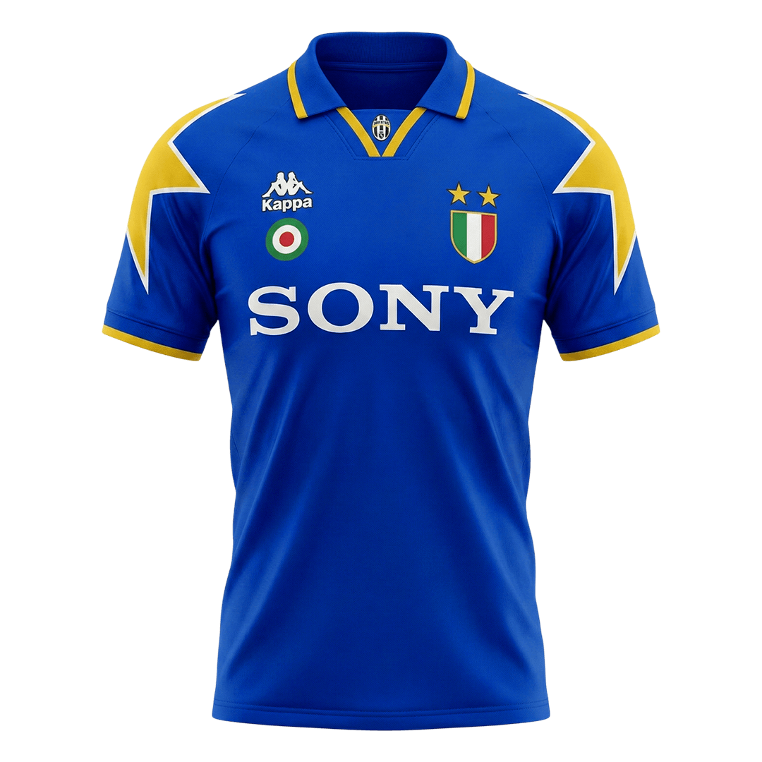 Retro Juventus Extérieur Maillot 1995/96 Bleu