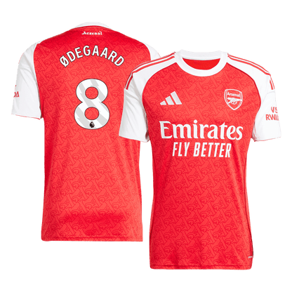 ØDEGAARD #8 Arsenal Domicile Maillot 2025/26