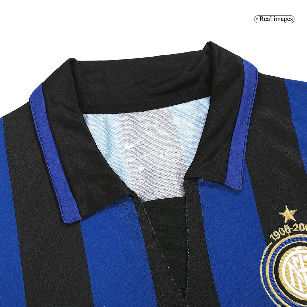 Retro Inter Milan Domicile Maillot 2007/08 - 100th Anniversaire