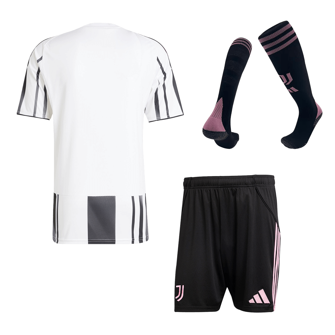 Juventus Domicile Maillot Kit 2025/26 Black&White