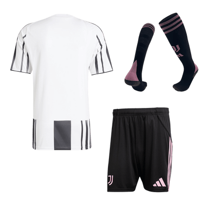 Juventus Domicile Maillot Kit 2025/26 Black&White