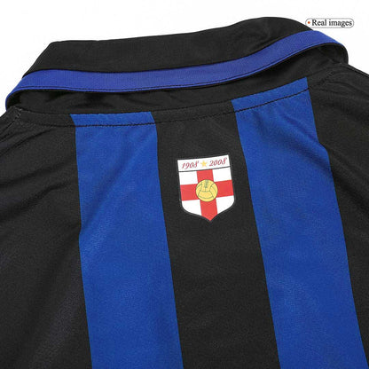 Retro Inter Milan Domicile Maillot 2007/08 - 100th Anniversaire