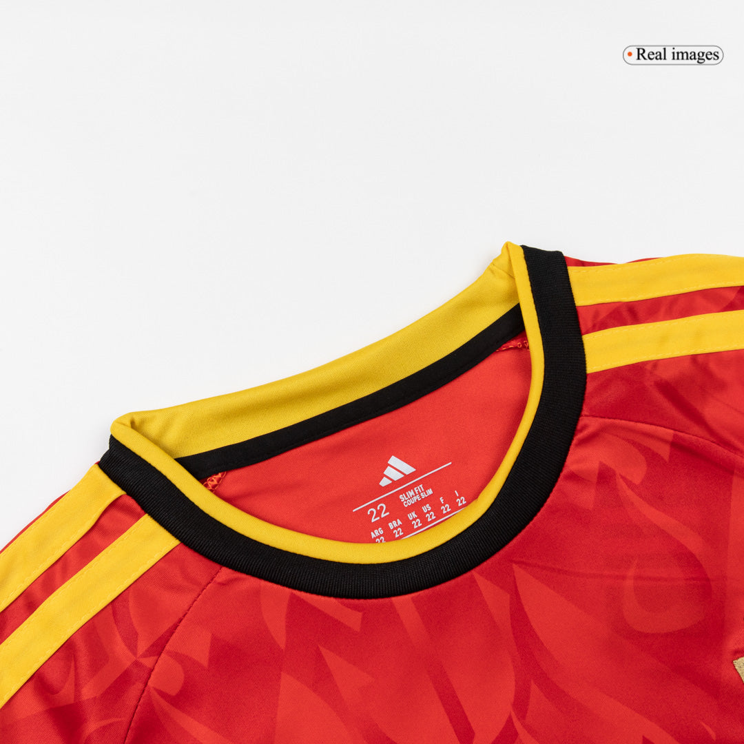 Belgique Domicile Maillot Kit - Coupe du Monde 2026 Junior Rouge
