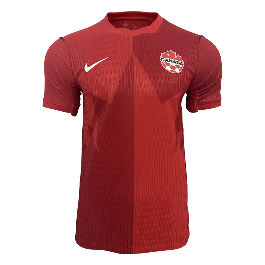 Canada Domicile Maillot Coupe du Monde 2026 Rouge Joueur Grande Taille