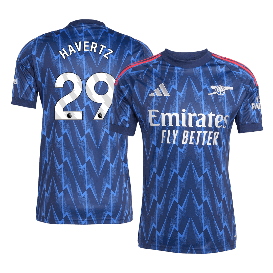 HAVERTZ #29 Arsenal Uitshirt 2025/26 Blauw