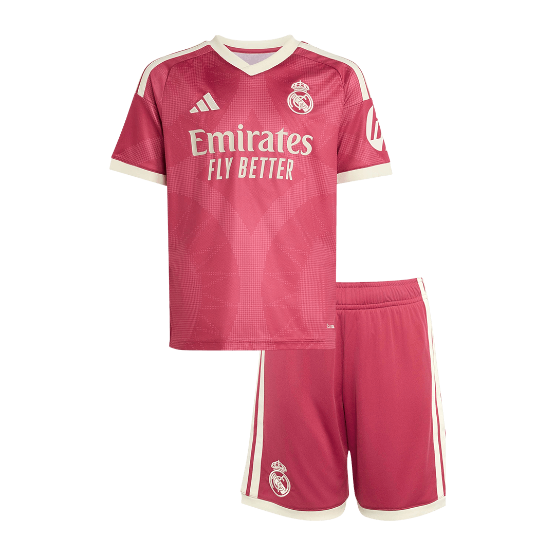 Vente Flash Real Madrid Third Maillot Kit 2026/27 Enfant Rose