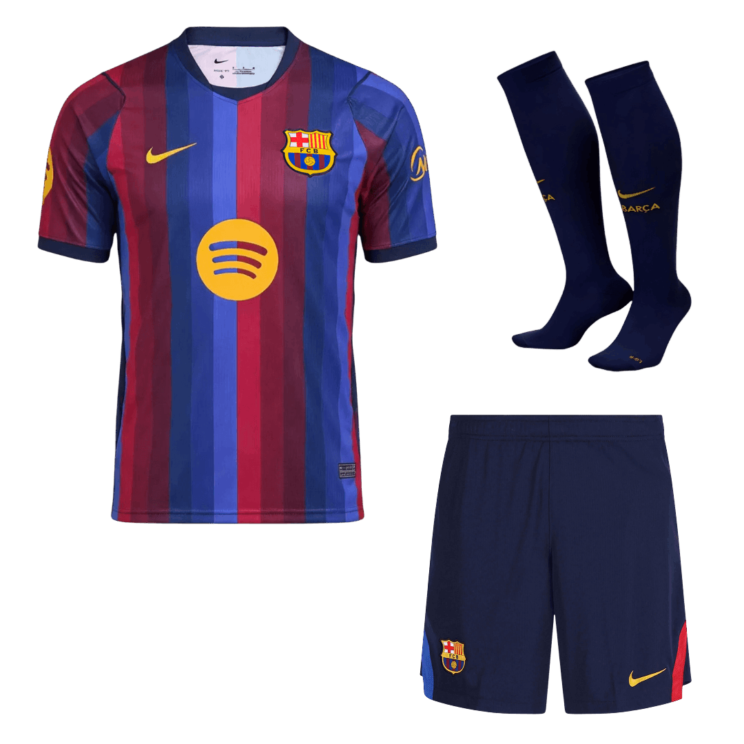 Barcelone Domicile Maillot Kit 2026/27 Rouge&Bleu - Super