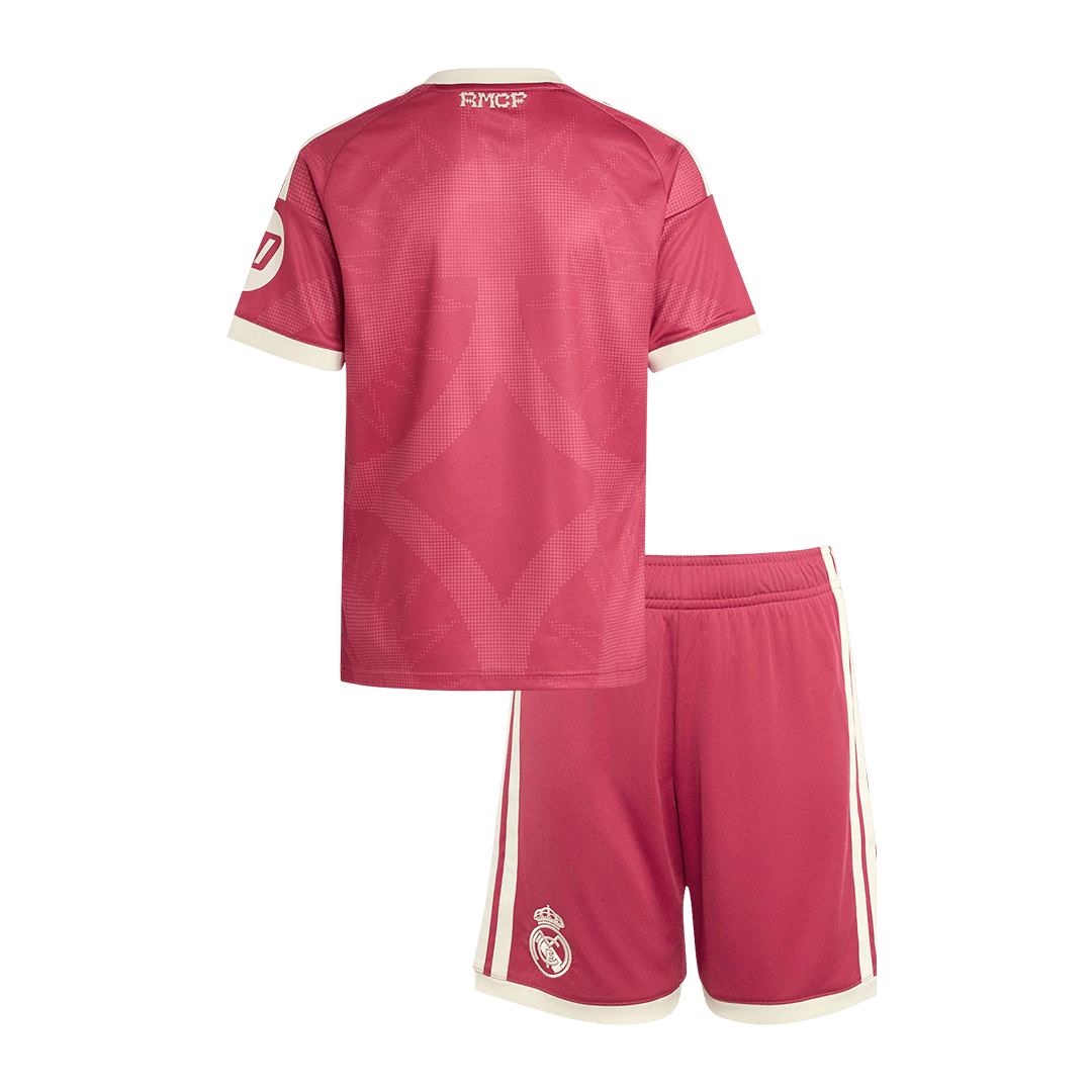 Vente Flash Real Madrid Third Maillot Kit 2026/27 Enfant Rose