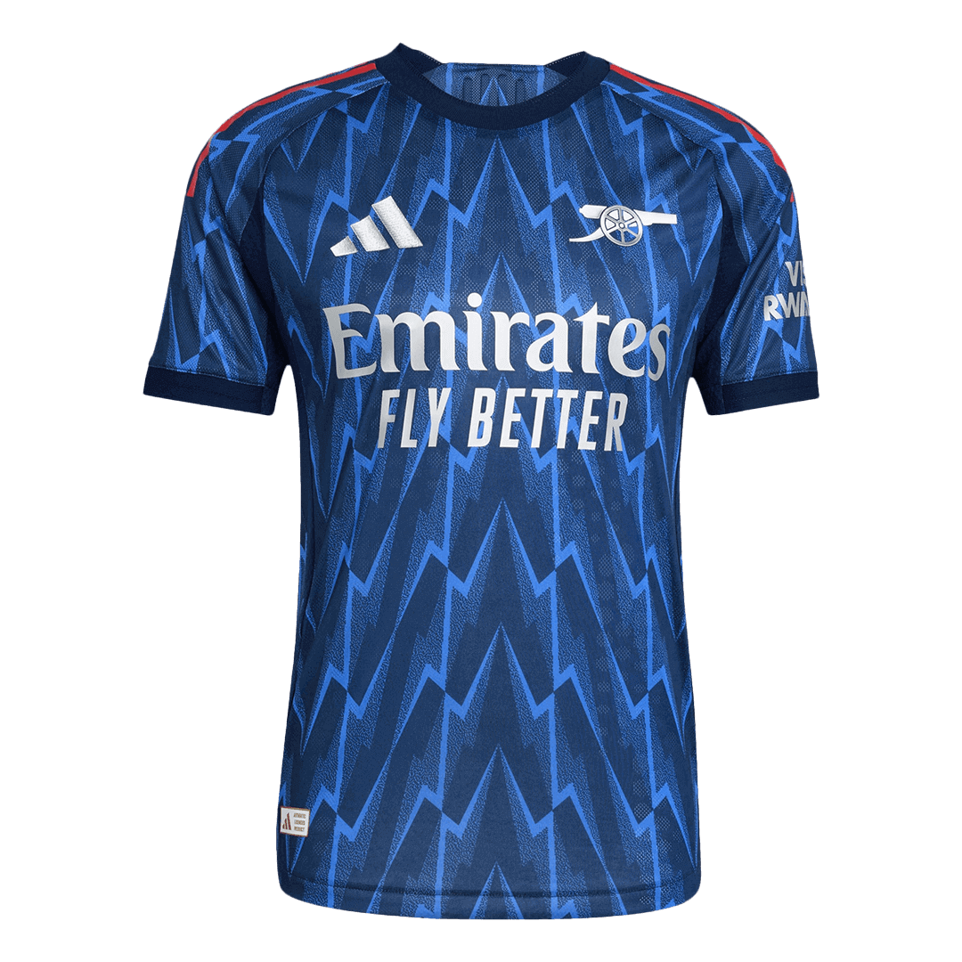 Arsenal Uit Thuisshirt 2025/26 Blauw Authentiek