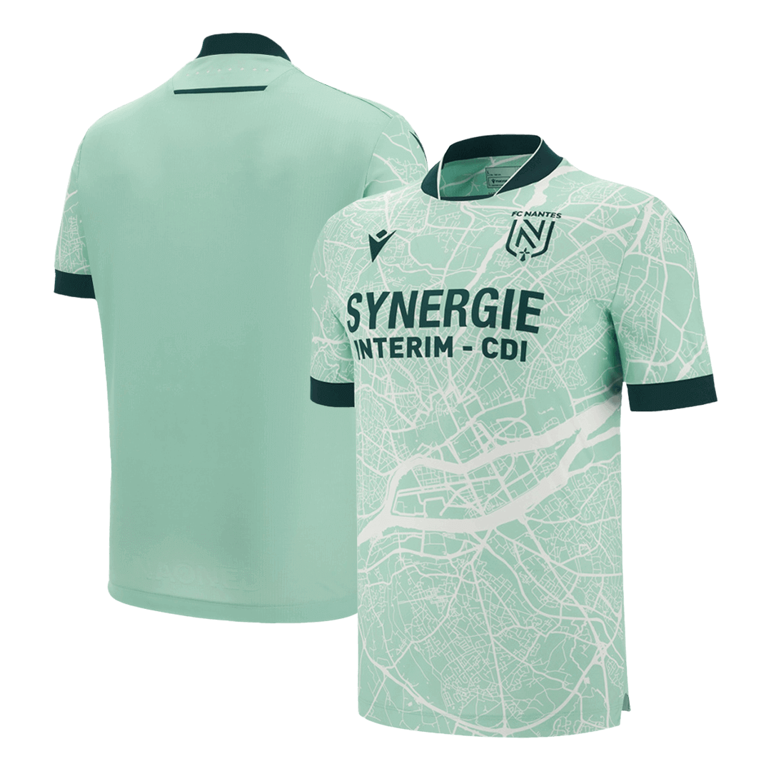 FC Nantes Uitshirt 2025/26 Blauw Grote Maat