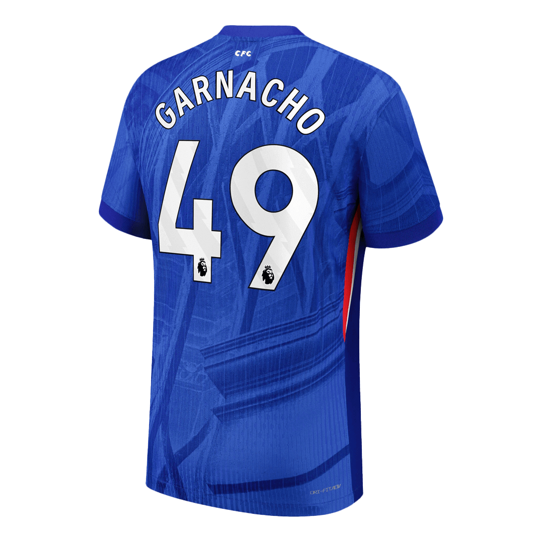 GARNACHO #49 Chelsea Domicile Maillot 2025/26 Bleu Authentique