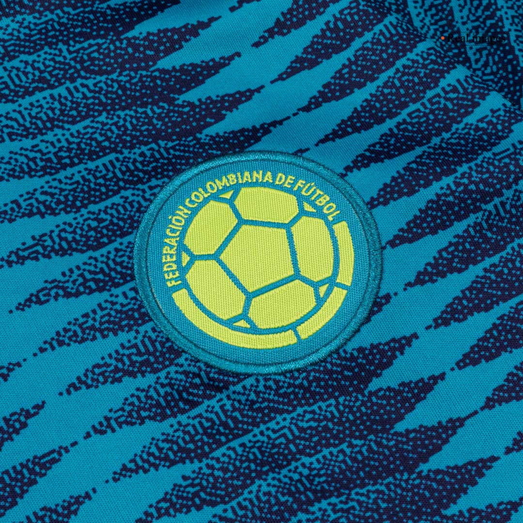 Colombie Extérieur Maillot Kit - Coupe du Monde 2026 Junior Bleu