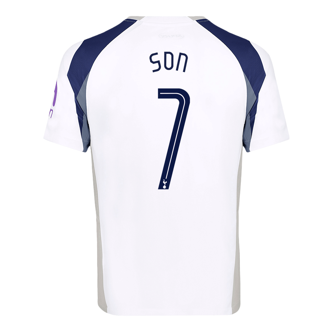 SON #7 Tottenham Hotspur Thuis Shirt 2025/26 - UCL Grote Maat