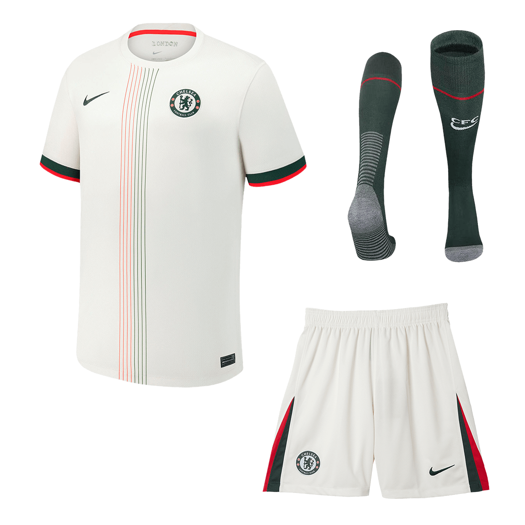 Chelsea Extérieur Maillot Kit 2025/26 Blanc