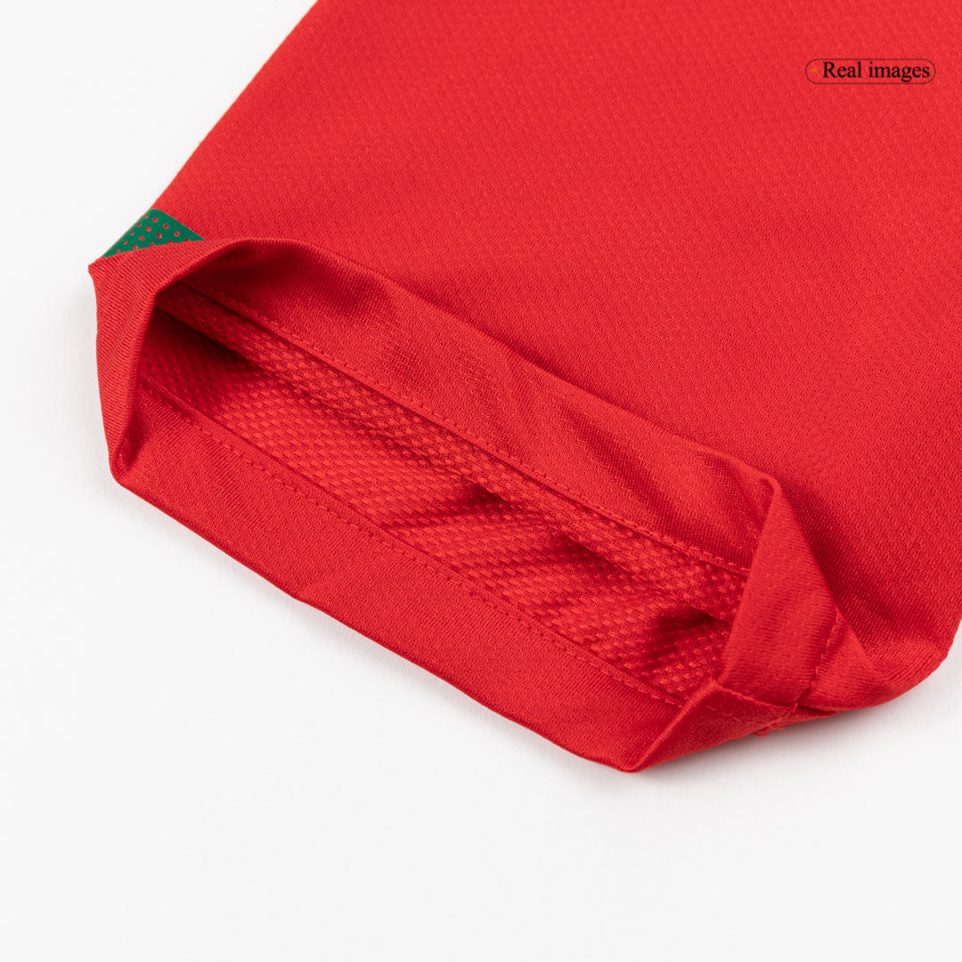 Retro Portugal Domicile Maillot 2010 Rouge