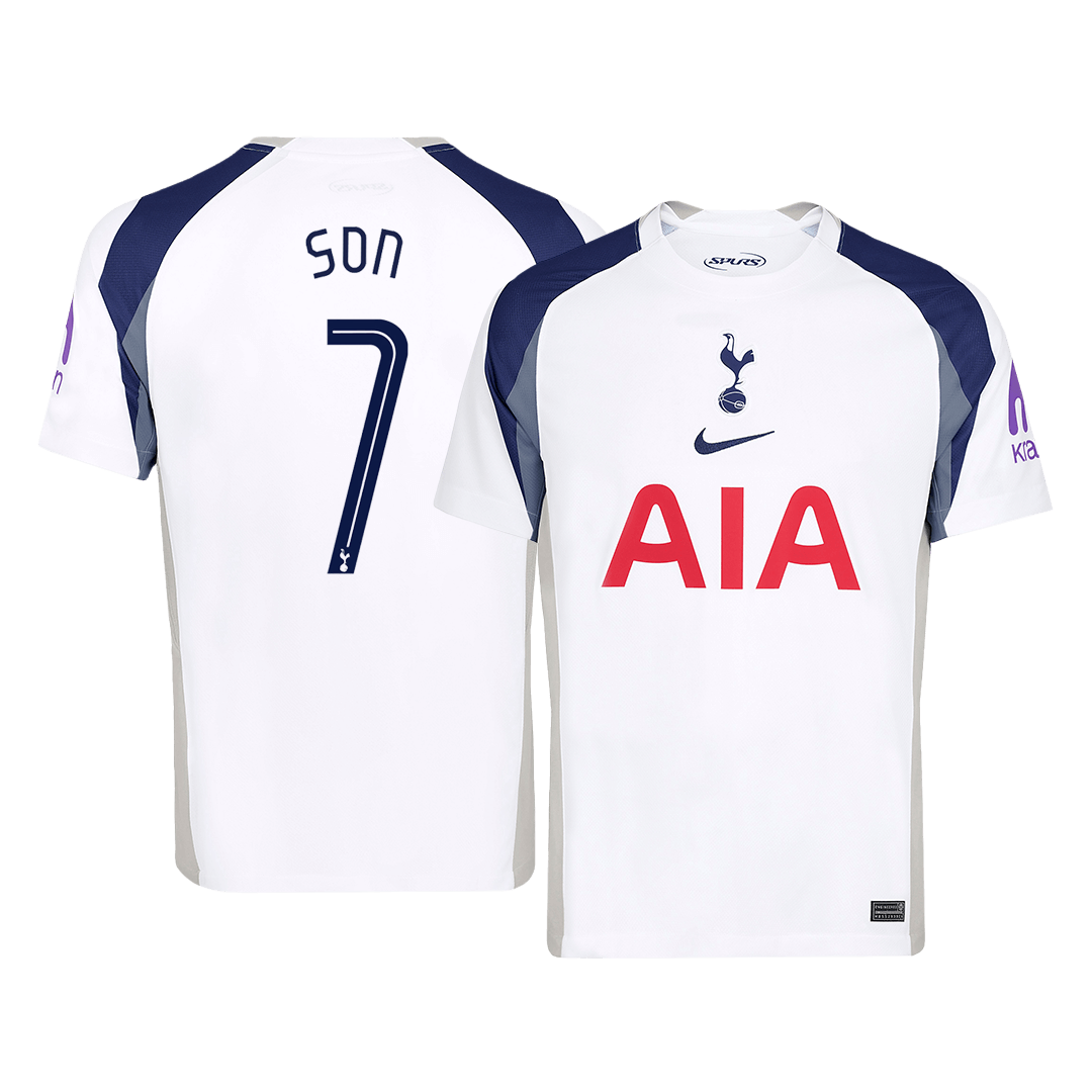 SON #7 Tottenham Hotspur Thuis Shirt 2025/26 - UCL Grote Maat