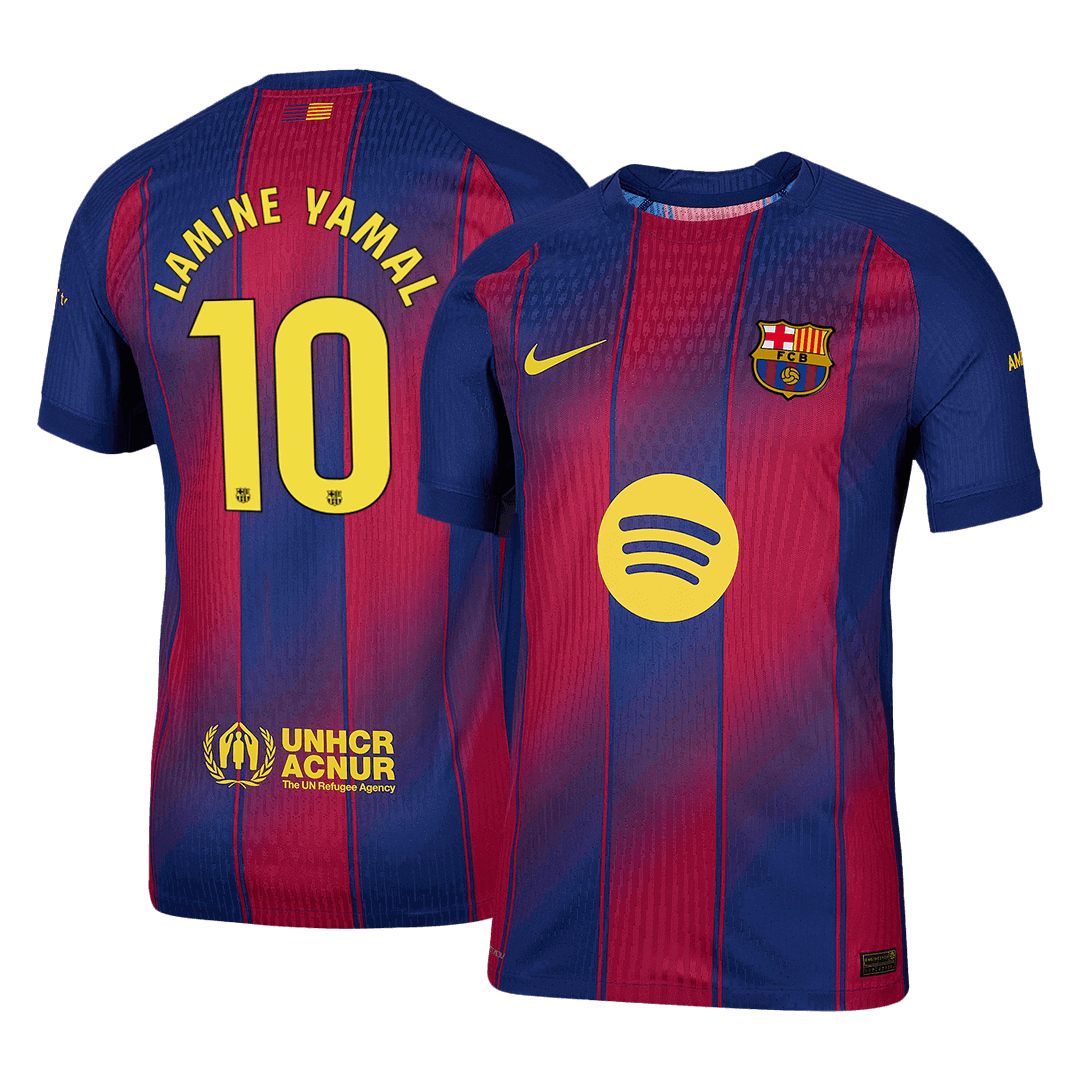 LAMINE YAMAL #10 Barcelona Thuisshirt 2025/26 Authentiek