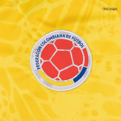 LUIS DÍAZ #7 Colombia Thuisshirt Wereldkampioenschap 2026 Geel