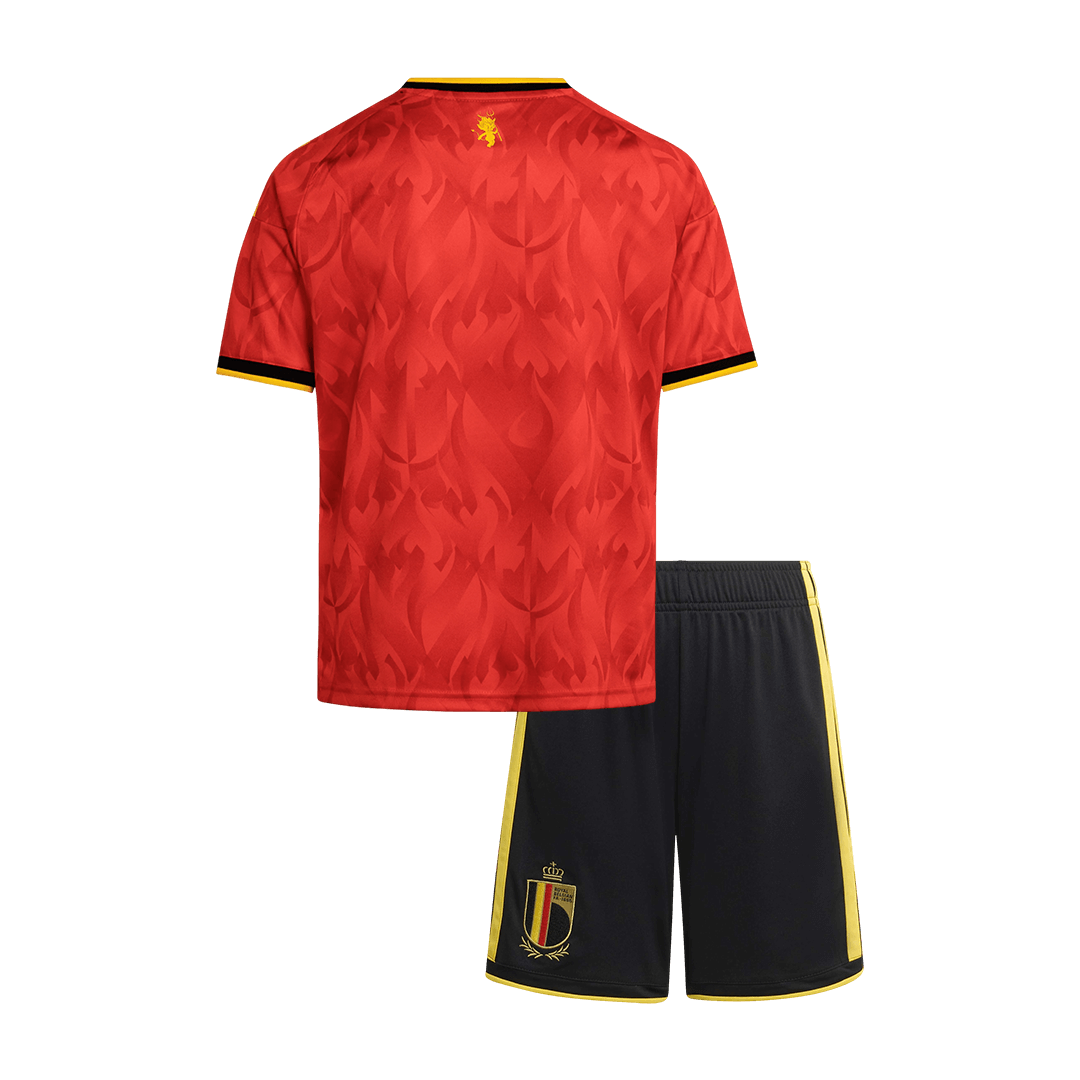 Belgique Domicile Maillot Kit - Coupe du Monde 2026 Junior Rouge