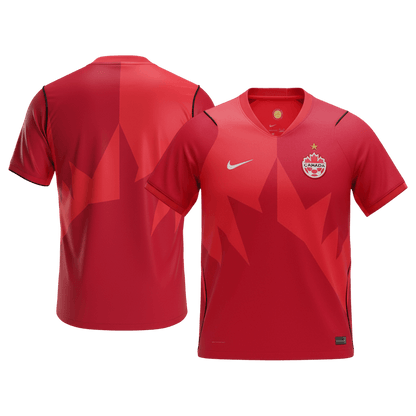 Canada Domicile Maillot Coupe du Monde 2026 Rouge