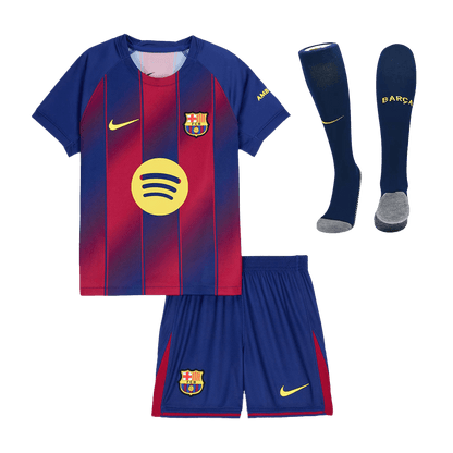 Barcelona Thuisshirt Kit 2025/26 Kind Rood en Blauw
