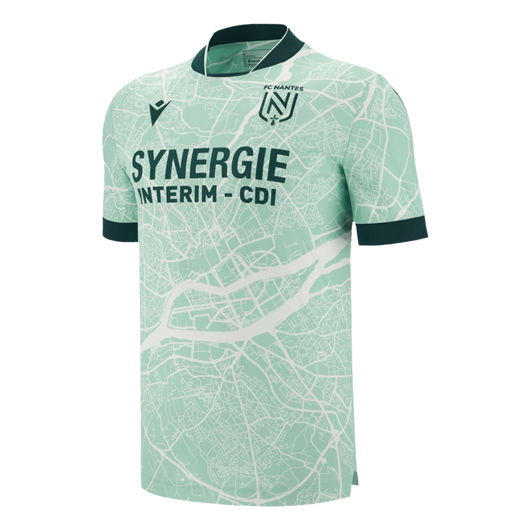 FC Nantes Uitshirt 2025/26 Blauw Grote Maat