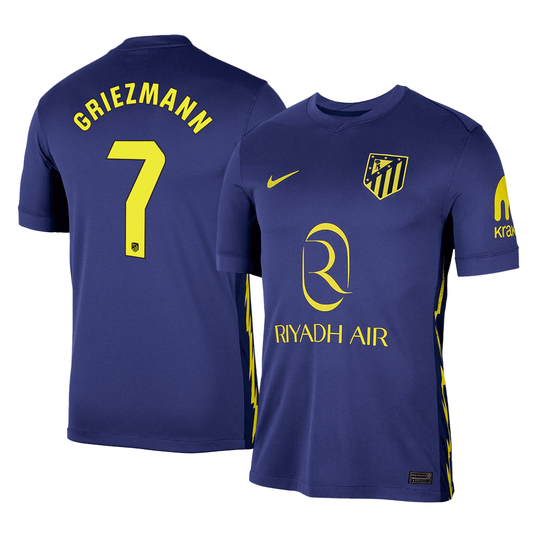 GRIEZMANN #7 Atlético Extérieur Maillot 2025/26 Bleu marine