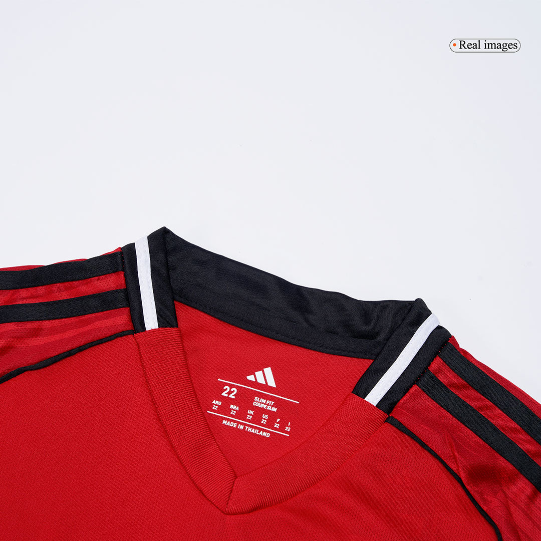 Manchester United Thuisshirt Kit 2025/26 Junior Rood