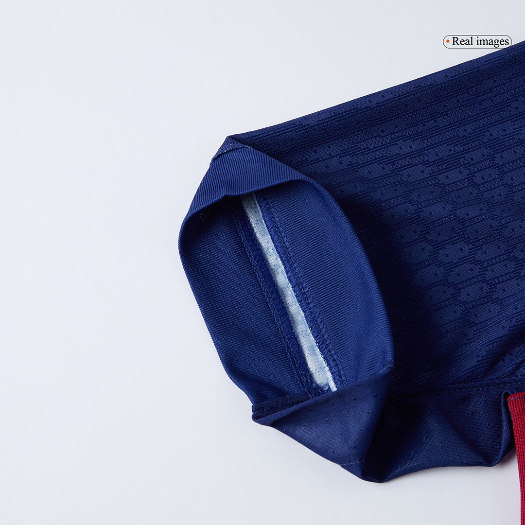 LAMINE YAMAL #10 Barcelona Thuisshirt 2025/26 Rood en Blauw Authentiek