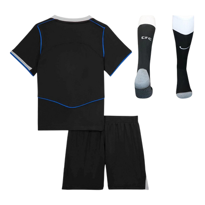 Chelsea Derde Tenue Kit 2025/26 Kinderen Zwart