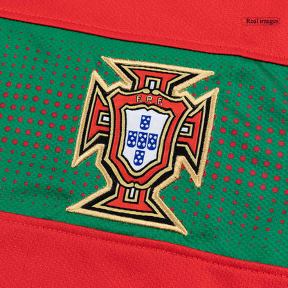 Retro Portugal Domicile Maillot 2010 Rouge