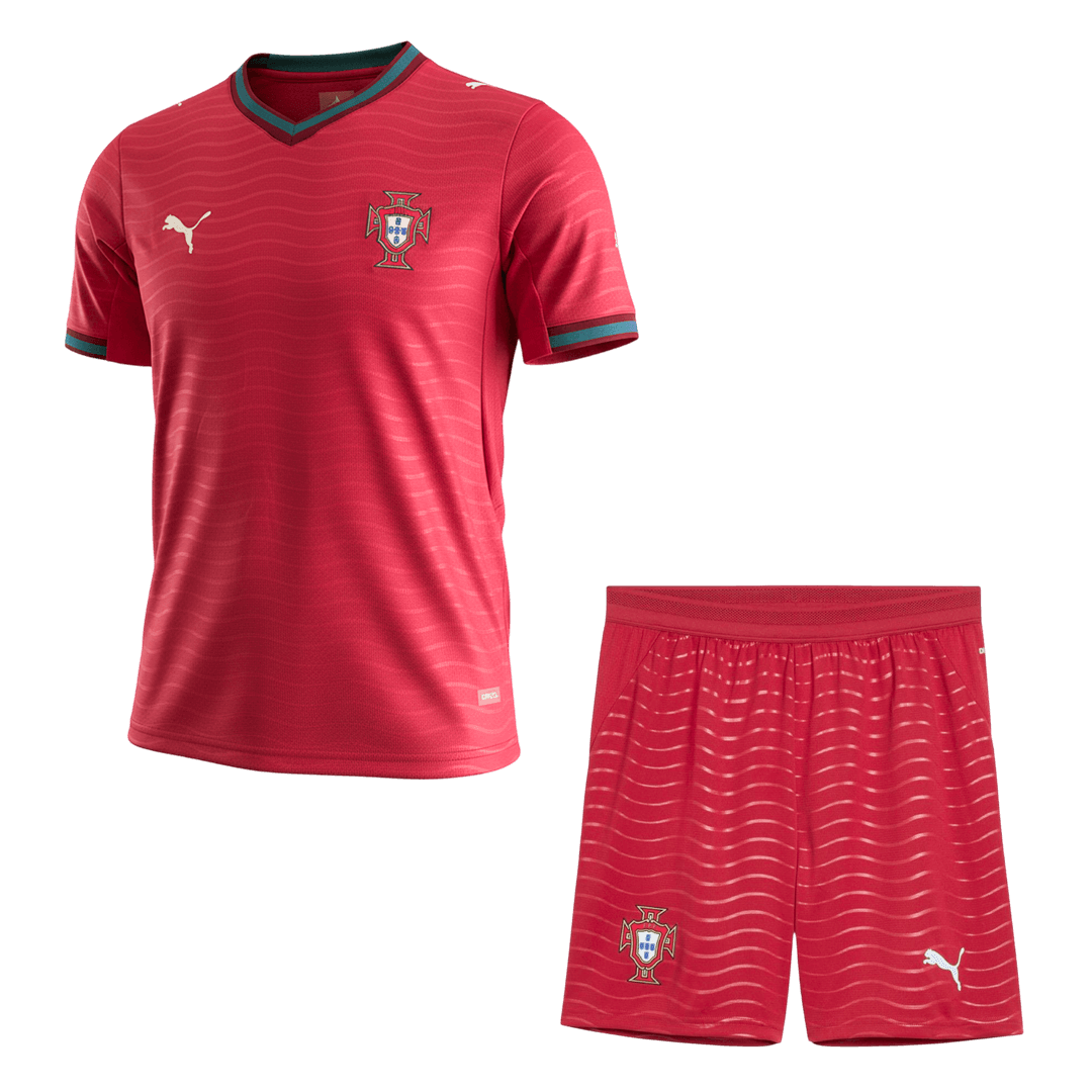 Portugal Domicile Maillot Kit - Coupe du Monde 2026 Rouge