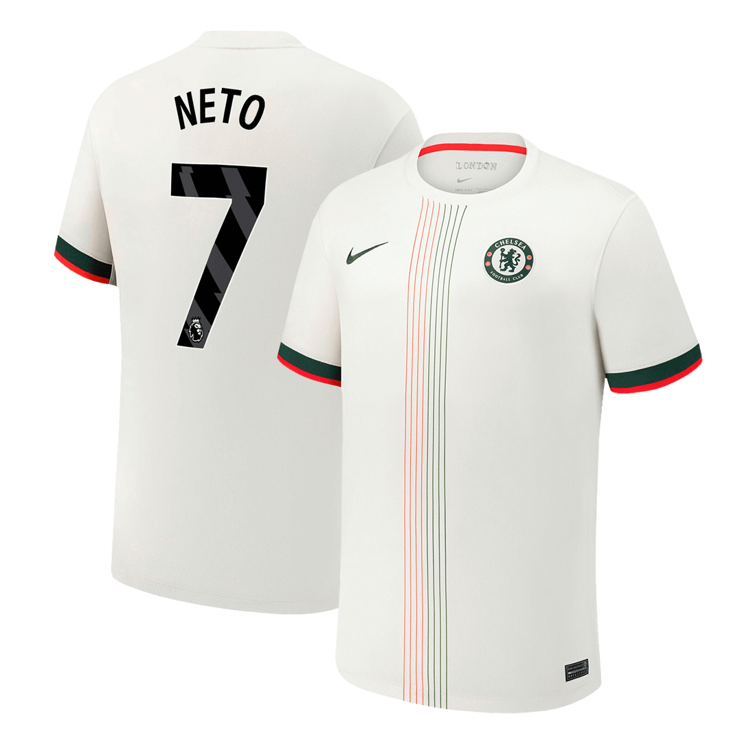 NETO #7 Chelsea Uitshirt 2025/26 Wit