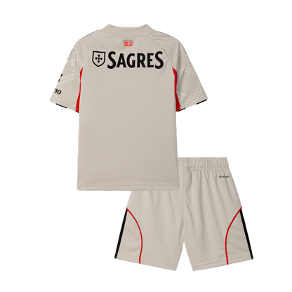 Lissabon Uitshirt Set 2025/26 Junior Beige