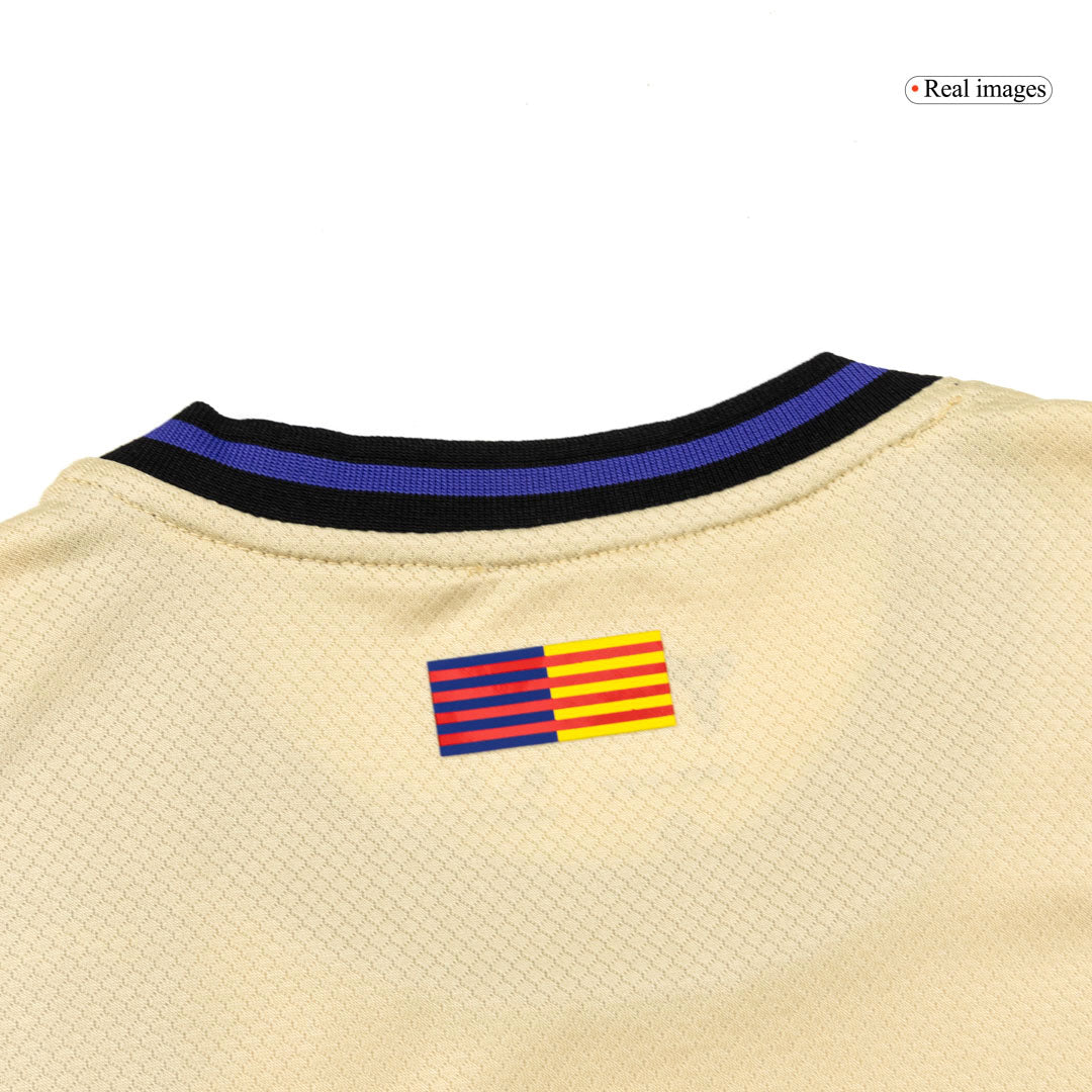 Barcelona Uit Thuisshirt Kit 2025/26 Junior Geel&Zwart