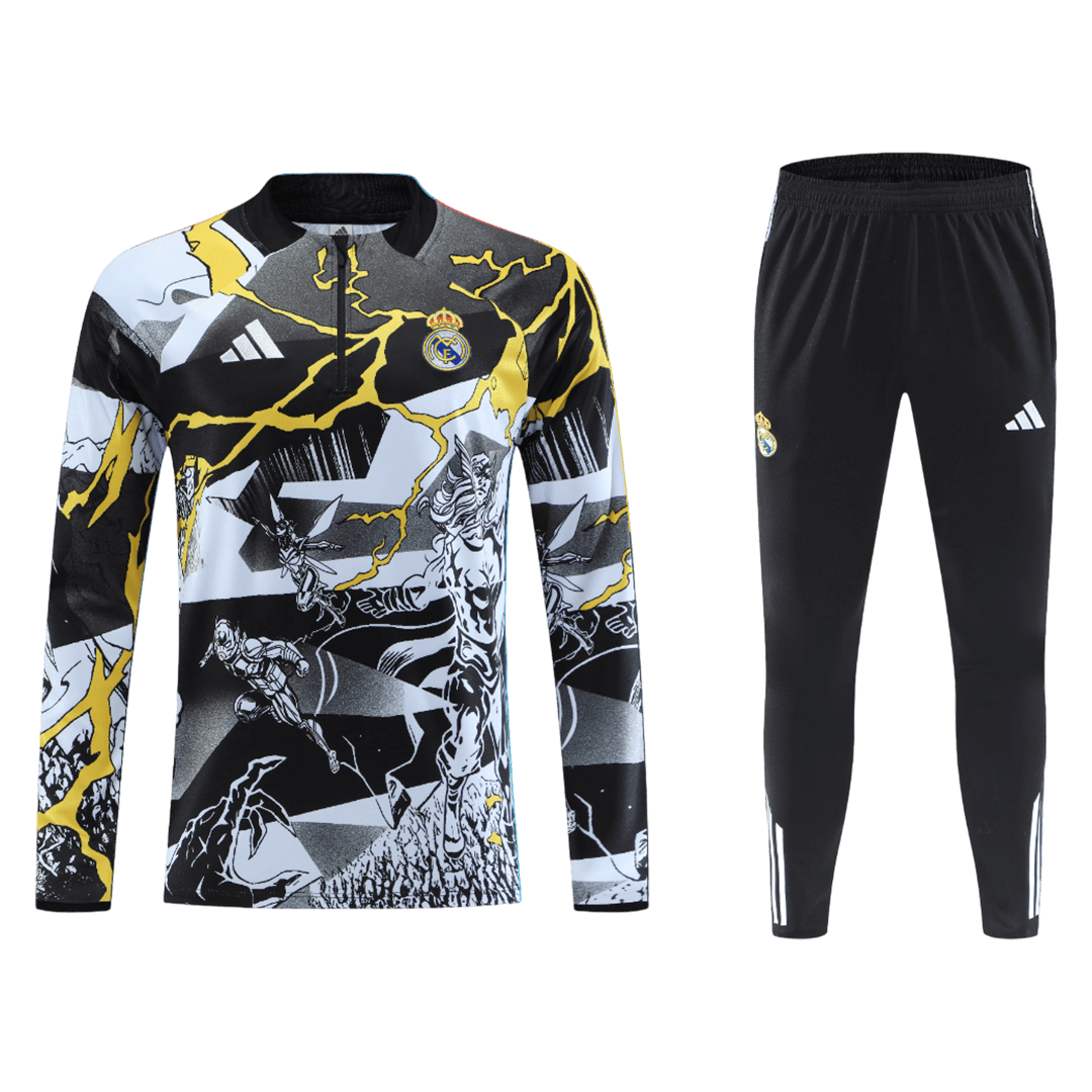 Real Madrid Sweatshirt Kit 2025/26 Junior Noir