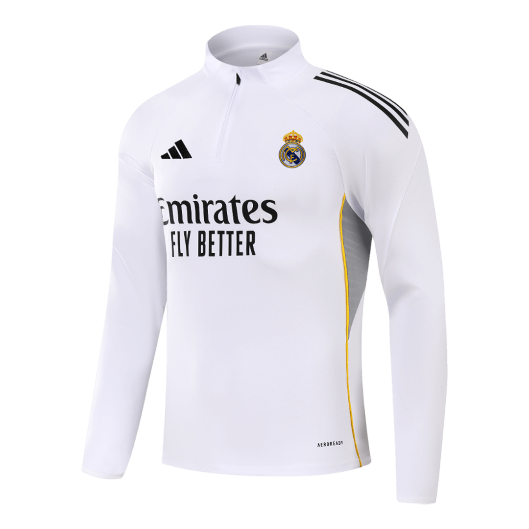 Real Madrid Sweatshirt Kit 2025/26 Enfant Blanc