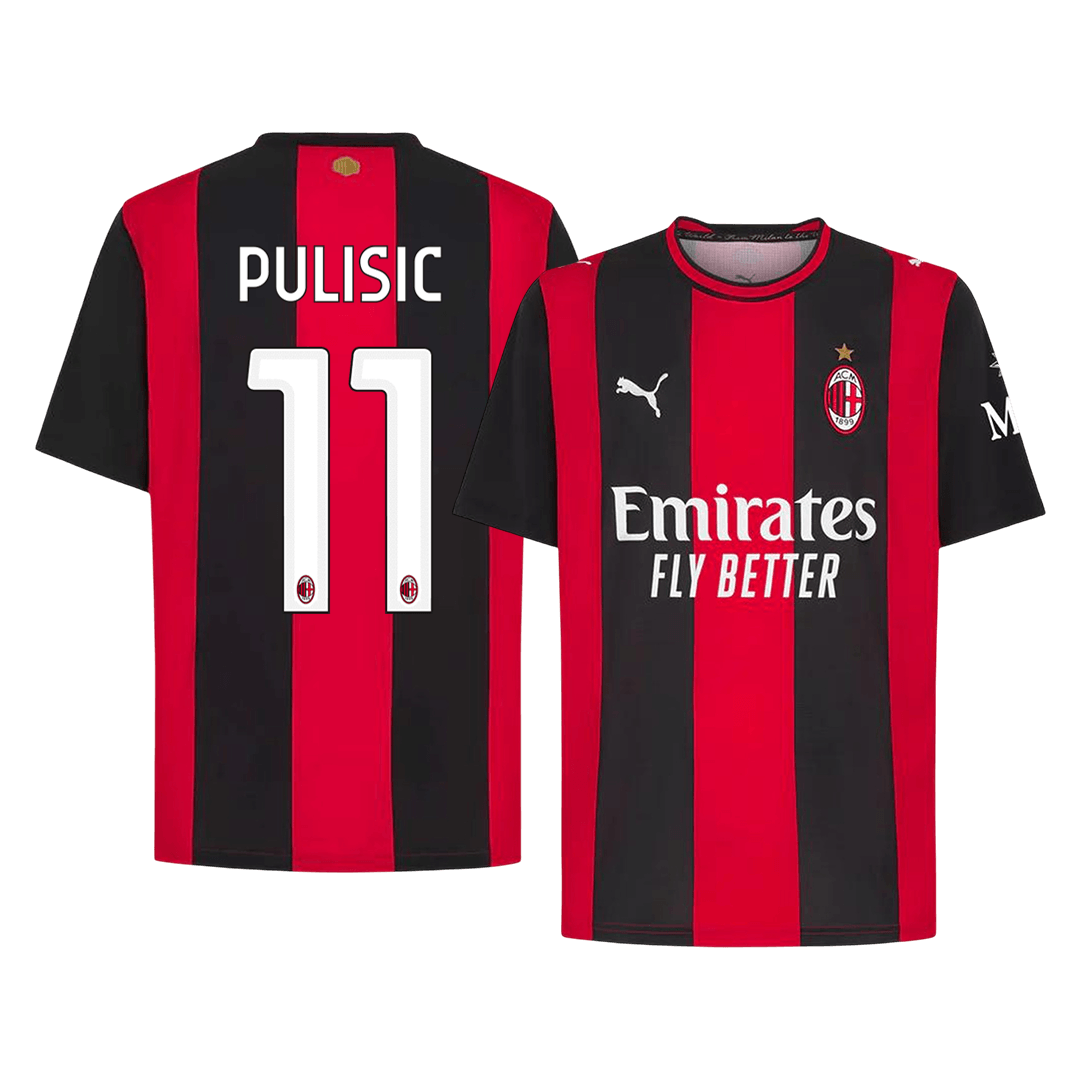 PULISIC #11 AC Milan Domicile Maillot 2026/27 Rouge&Noir