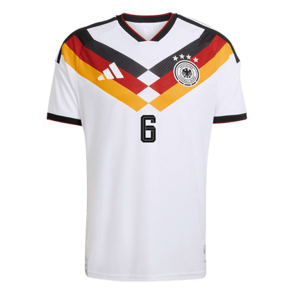KIMMICH #6 Duitsland Thuisshirt WK 2026 Wit Speler