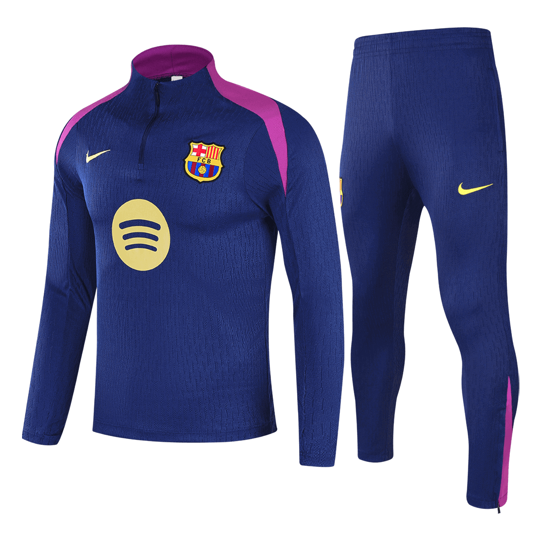 Barcelone Sweatshirt Kit 2025/26 Enfant Bleu marine