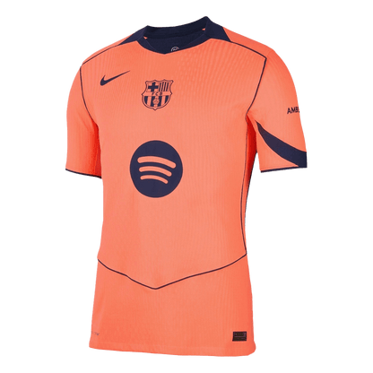 Barcelone Third Maillot 2025/26 Orange Authentique