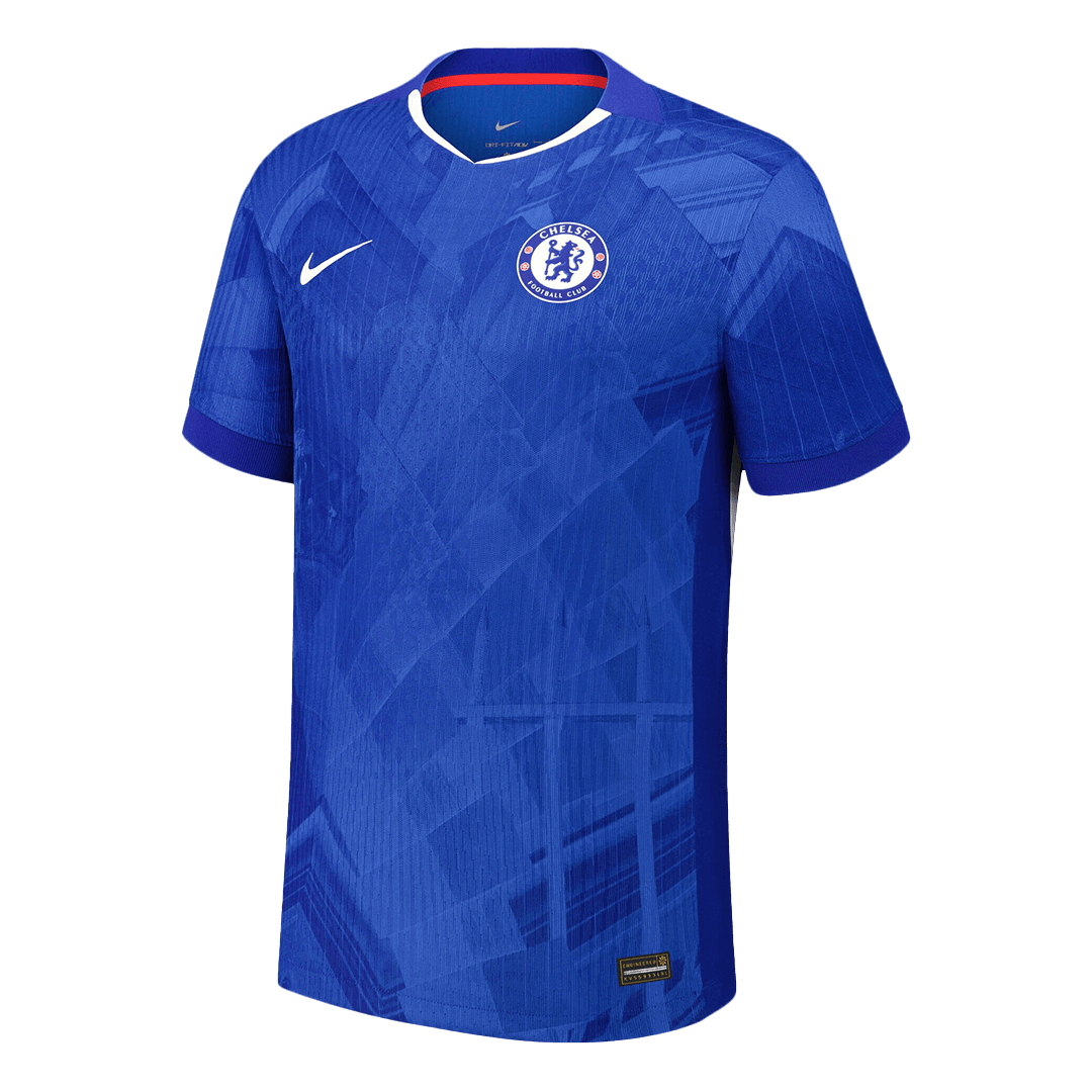 NETO #7 Chelsea Thuisshirt 2025/26 Blauw Authentiek