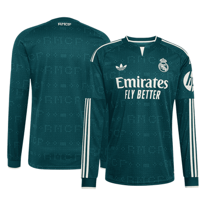 Real Madrid Extérieur Maillot Manches Longues 2026/27 Vert