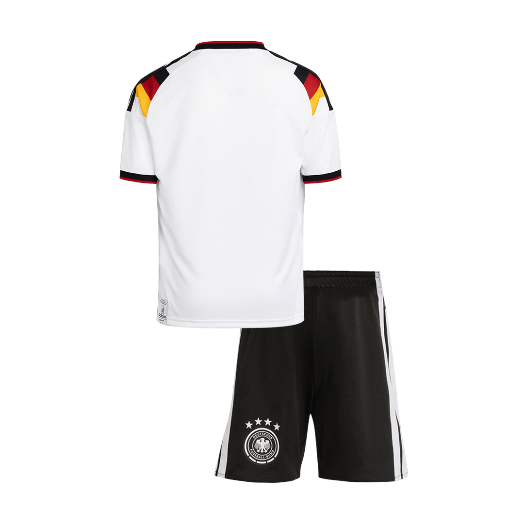 Allemagne Domicile Maillot Kit Coupe du Monde 2026 Junior Blanc