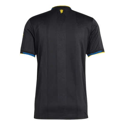 Manchester United Third Maillot 2025/26 Noir Authentique