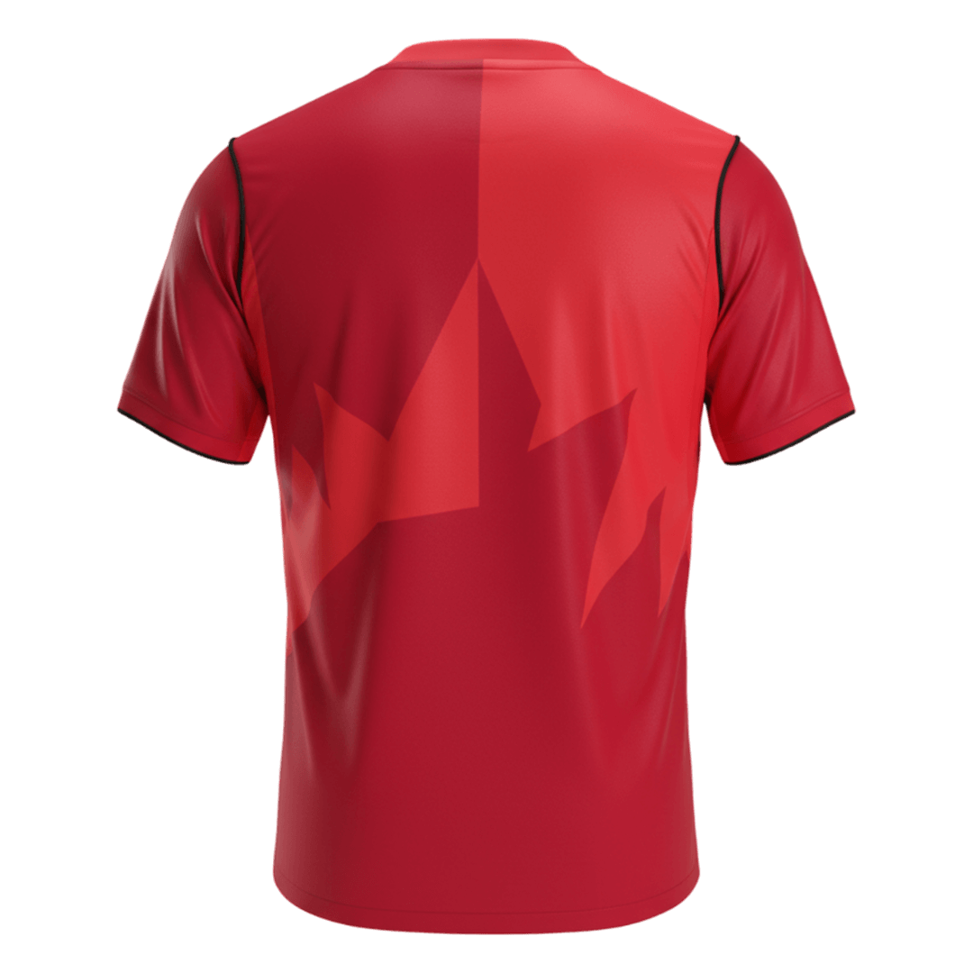 Canada Domicile Maillot Coupe du Monde 2026 Rouge